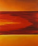 Art Reproduction Oil Painting - Magma Chamber III - Classic 20" X 24" - Hand Painted Canvas Art