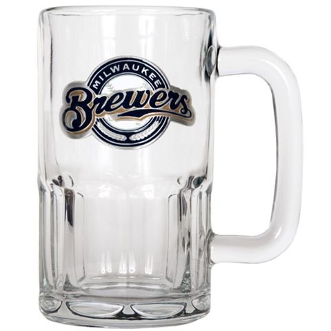 Milwaukee Brewers Large Glass Beer Mug
