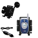 Samsung PM-A740 Flexible Auto Windshield Holder with Car Charger - Uses Gomadic TipExchange