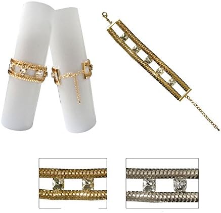 Women's Wedding Party Bridges of Madison County Crystal Bracelet Gold