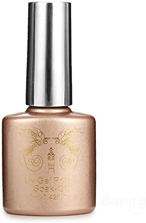 Metal Color UV Gel Nail Polish Primer Base Top Coat Set