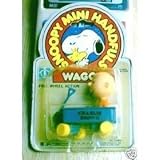Peanuts SNOOPY MINI HANDFULS Metal WAGON with CHARLIE BROWN