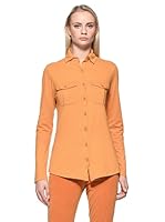 Deha Camisa Tejido Camiseta (Naranja)