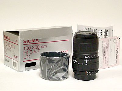 Sigma 100-300 F4.5-6.7 UC Nikon Manual Focus