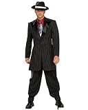 Adult Zoot Suit/Ganster Costume Size Standard (Large)