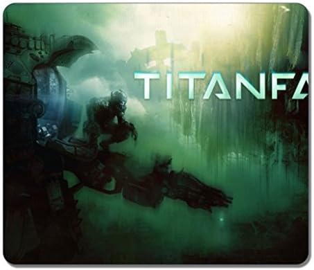 Mouse pads,(Black)10 X 12 X 0.12in,[Natural rubber,Precision Fabric]Personality Desings Gaming Mouse Pad,surface of the polyester£¬prevent deformation-Titanfall Game Cover