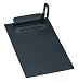 PM Company Preventa/Klipboard Keeper Plastic Clipboard/ Ergonomic Pen, 9 x 14 Inch Clipboard, Blue Ink, Medium Point, Black, 1/Carton (04950)