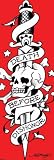 Empire 82183 Ed Hardy - Death - Tatoo T&uuml;r-Poster /  XXL Poster - 53 x 158 cm