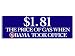 Nobama Price of Gas When Obama Took Office Bumper Sticker
