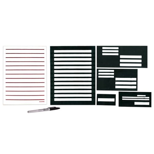 Writing Guide Kit with 20 20 Pen and Low Vision Paper