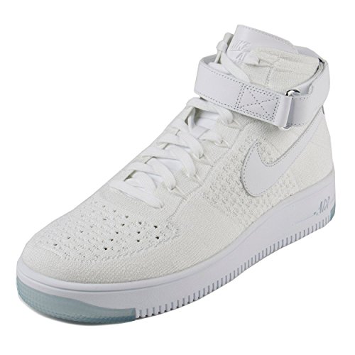 Nike Mens Air Force AF1 Ultra Flyknit Mid White Kuwait Ubuy