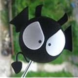 Black Devil w Wings Car Truck SUV Antenna Topper