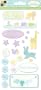 Diecuts With A View Epoxy Stickers, Nana's Nursery Baby Boy Glitter