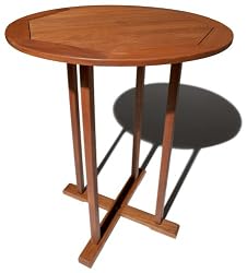 Strathwood Bradford All-Weather Hardwood Round Bar Table