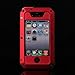 iPhone 4s Case, SCENG Aluminum Shockproof Dustproof Waterproof Gorilla Glass Metal Case Cover for iPhone 4 / 4S