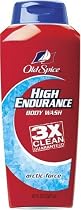 Old Spice High Endurance Body Wash, Artic Force, 18 fl oz (532 ml), (Case Pack of 6)