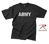 Black Military Physical Training ''Army'' T-Shirt