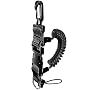 Aqua Quick Release Coil Lanyard