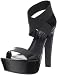 Jessica Simpson Women's Js-Pattina Platform Sandal,Black patent,8.5 M US