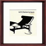 『Toshiaki Yasukawa』《LC4 Chaise Longue》 インテリアアートポスター額付の画像