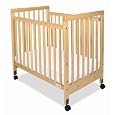 Foundations SafetyCraft Compact Size Slatted Crib, Natural
