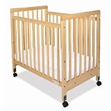 Foundations SafetyCraft Compact Size Slatted Crib, Natural