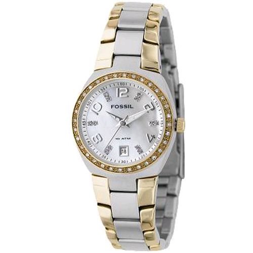 Fossil Analog MOP Dial Watch
