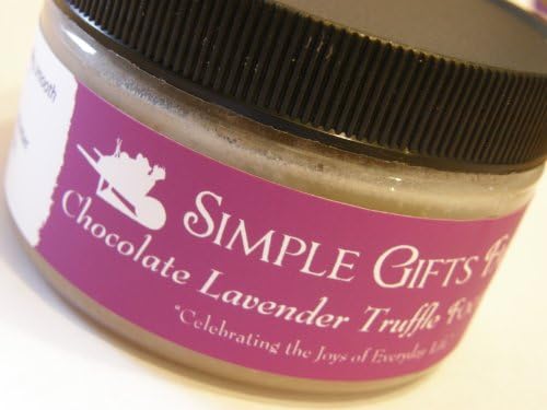 Chocolate Lavender Truffle Foot Scrub 5.5 Oz. By Simple Gifts Farm