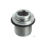 Shimano Octalink* crank bolt/washer, (M15) sil ea