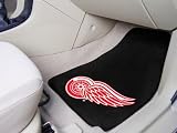 Detroit Red Wings NHL 2-Piece Printed Carpet Car Mats (18x27")
