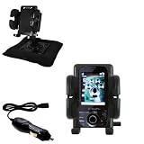 HTC Shadow II Auto Bean Bag Dash Holder with Car Charger - Uses Gomadic TipExchange