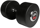 Xmark Commercial Rubber Round Dumbbell (65-Pounds)