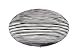 Besa 7978BW 7978 - Table/Floor Lamp-Portable, 7978-Black Wavy-Decorative Glass