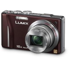 Panasonic Lumix DMC-TZ22EG-T Digitalkamera (14 Megapixel, 16-fach opt. Zoom, 7,5 cm (3 Zoll) Touch LC-Display, GPS, Full HD, 3D, bildstabilisiert) braun
