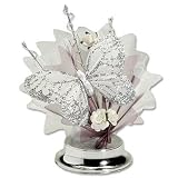 Review Confetti  / silver buttefly cake topper