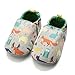 TIMATEGO Toddler Baby Boys Girls Shoes Non Skid Slipper Sneaker Moccasins Infant First Walker House Walking Crib Shoes(6-24 Months), 18-24 Months Infant, 01 Grey Fox