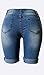 XQS Womens Fashion Chic Hole Low Rise Jeans Short Pants Leggings