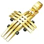 Contemporary Gold Cross Pendant