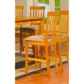 Click here to buy Oak Bar Stools One Pair .