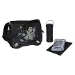 Kalencom Sam's Messenger Diaper Bag - Black