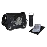 Kalencom Sam's Messenger Diaper Bag - Black