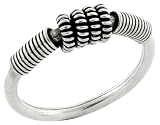 Sterling Silver 1/16 (2 mm) Tubular Wire Wrap Ring