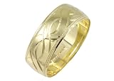 9ct 8mm Celtic Design Yellow Gold Wedding Ring
