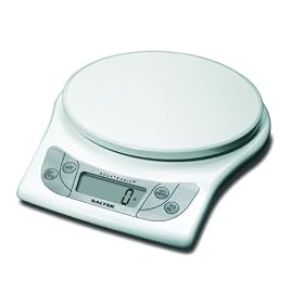 Salter 5kg Aquatronic Kitchen Scale, White