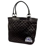 MLB Colorado Rockies Quilted Tote, Black