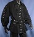 PIRATENHEMD BAUMWOLLHEMD PIRAT HEMD GR. S schwarz 495