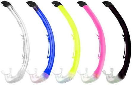 Joe's Squidz Anti Splash Semi Dry Kids Snorkel Clear