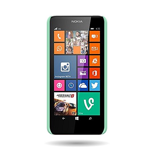 Lumia 635 Case, CoverON® for Nokia Lumia 635 Hard Case Slim Fit Back Cover w/ Rubberized Coating - Teal