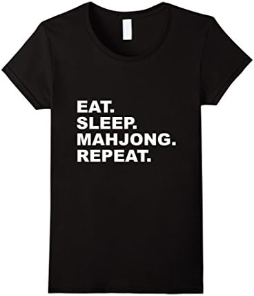 Women's Mahjong Shirt | Mahjong Accessories | Mahjong Items Large Black