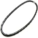 Men's Magnetic Hematite Cylindrical Bead Necklace 18